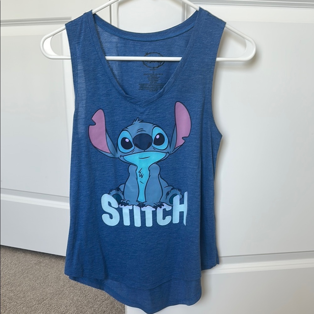Blue Disney Stitch Women’s Tank Top